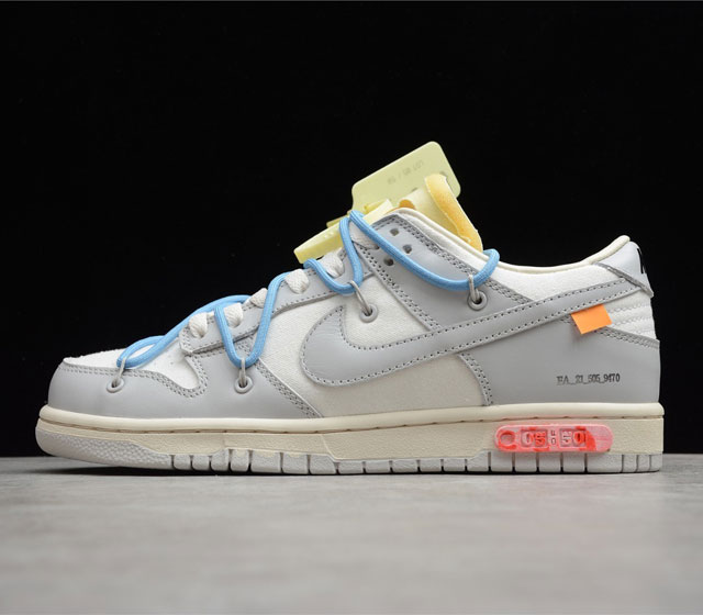 Off-White x NK Dunk Low THE 50 NO.2 DM1602-115 36 36.5 37.5 38 38.5 39 40 40.5