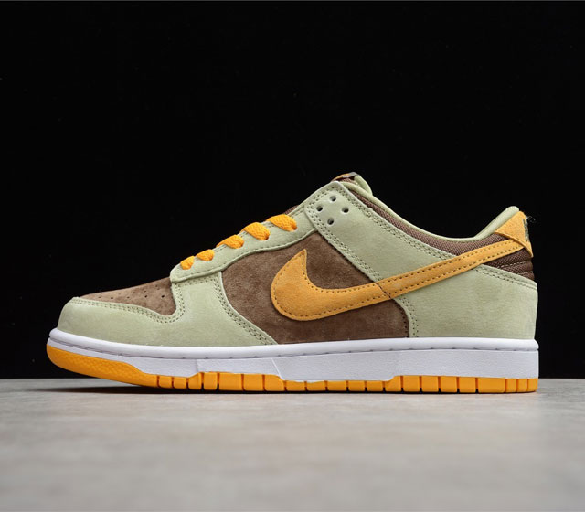 NK Dunk Low Dusty Olive DH5360-300 2.0 Swoosh Logo Dunk Low 36 36.5 37.5 38 38.