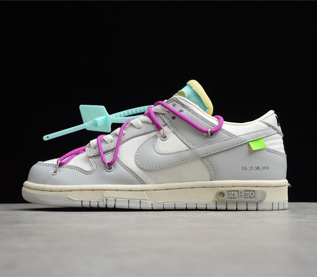 Off-White x Nike SB Dunk Low The 50 OW DM1602-100 36 36.5 37.5 38 38.5 39 40 40