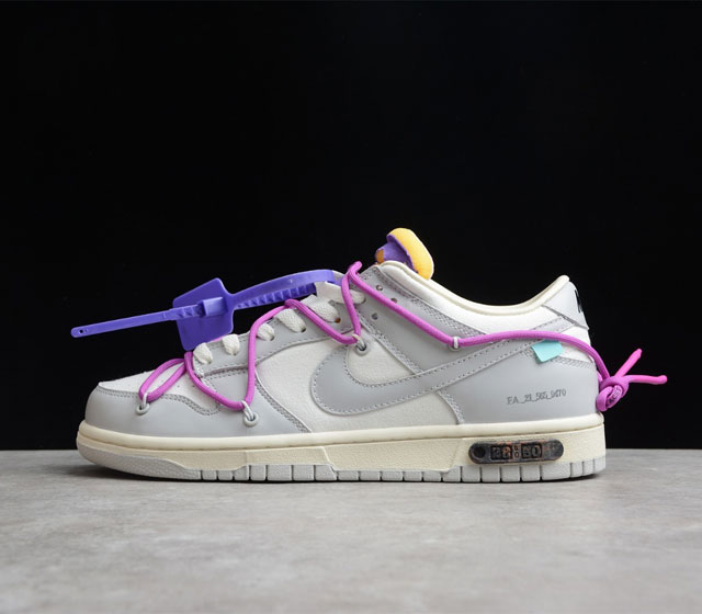 GZ Off-White x NK Dunk Low THE 50 NO 28 DM1602-11113 36 36.5 37.5 38 38.5 39 40
