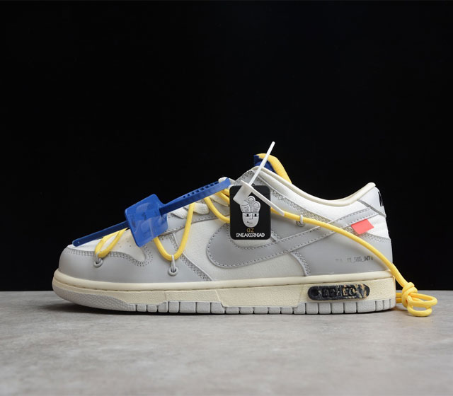 Off-White x NK Dunk Low THE 50 NO 27 DM1602-12013 36 36.5 37.5 38 38.5 39 40 40