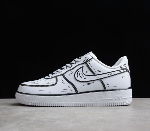 NK Air Force 1 Low 07 Hand drawn AF1 DW2288-222 Size 36 36.5 37.5 38 38.5 39 40