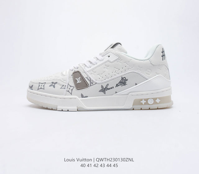 Louis Vuitton LV ZP 3D Logo LV Louis vuitton Trainer Sneaker Low 40-45 QWTH0130