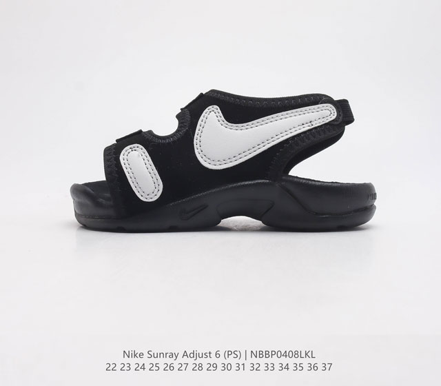 NIKE SUNRAY ADJUST 6 Nike Sunray Ankle Strap DR5709 22-37 NBBP0408LKL