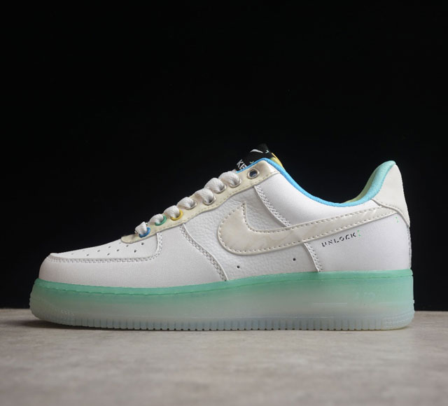 Nk Air Force 1 07 Low Unlock YOUR SPACE FJ7066-114 SIZE 36 36.5 37.5 38 38.5 39