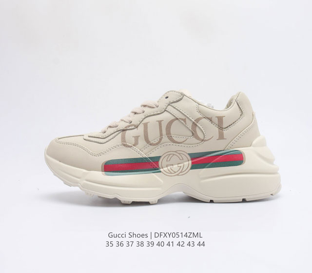Gucci Rhyton Vintage Trainer Sneaker 3D GUCCI TPU 498916 A9L00 9522 35 44 DFXY0