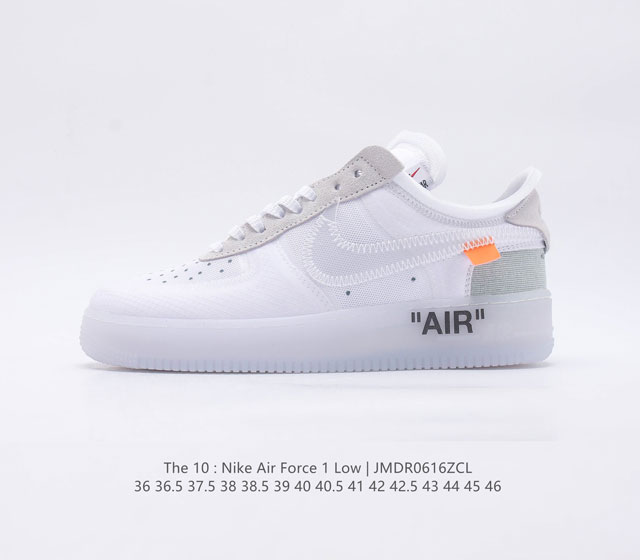 Nike OFF-WHITE x Air Force 1 OW AIR AO4606 36 36.5 37.5 38 38.5 39 40 40.5 41 4