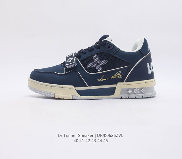 louis Vuitton Lv zp 3D logo lv louis Vuitton Trainer Sneaker Low 40-