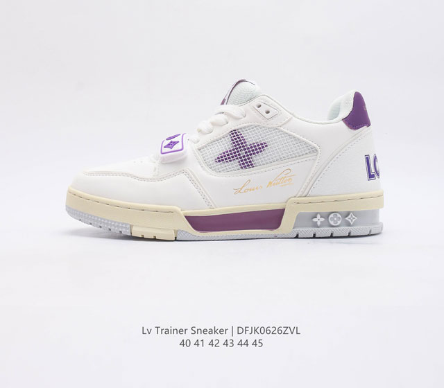 louis Vuitton Lv zp 3D logo lv louis Vuitton Trainer Sneaker Low 40-