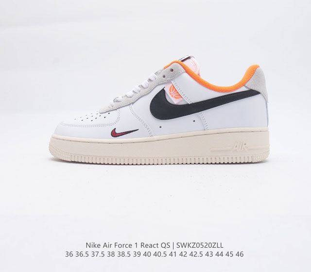 Nike Air Force 1 React Qs force 1 Dx3357 36 36.5 37.5 38 38.5 39 40 4