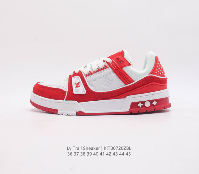 louis Vuitton Lv zp 3D logo lv louis Vuitton Trainer Sneaker Low 36-45D
