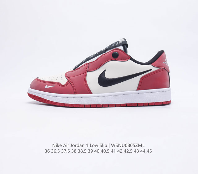 Nike Air Jordan 1 Ret Low Slip Aj 1 Logo Aj1 1 Aj1 1 Bq8462-6801 36-45 Wsnu0805