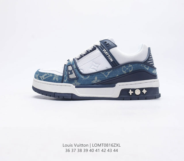 Louis Vuitton Lv Zp 3D Logo Lv Louis Vuitton Trainer Sneaker Low 36-44 Lomt0816