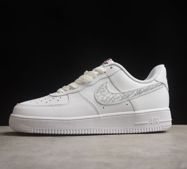 Nk Air Force 1 07 Low Just Do It 3D Bq5361- Size 36 36.5 37.5 38 38.5 39 40