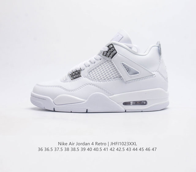 Nike Air Jordan 4 Retro Og aj4 4 Air Sole 308497-100 36-47 Jhfi1023