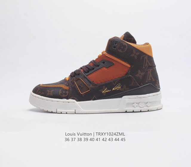 Lv louis Vuitton Trainer Sneaker High 36-45 Trxy1024Zml