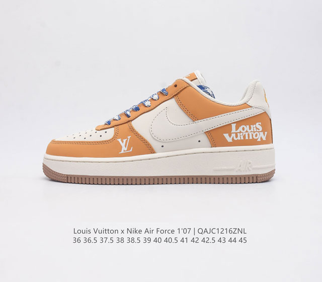 Louis Vuitton X Nike Air Force 1 Low Af1 force 1 Hx123 36 36.5 37.5 38 38.5 39 4