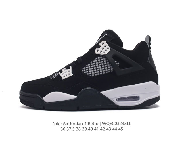 Nike Air Jordan 4 Retro Og aj4 4 Air Sole Fq8138-001 36 37.5 38 39 40 41 42 43
