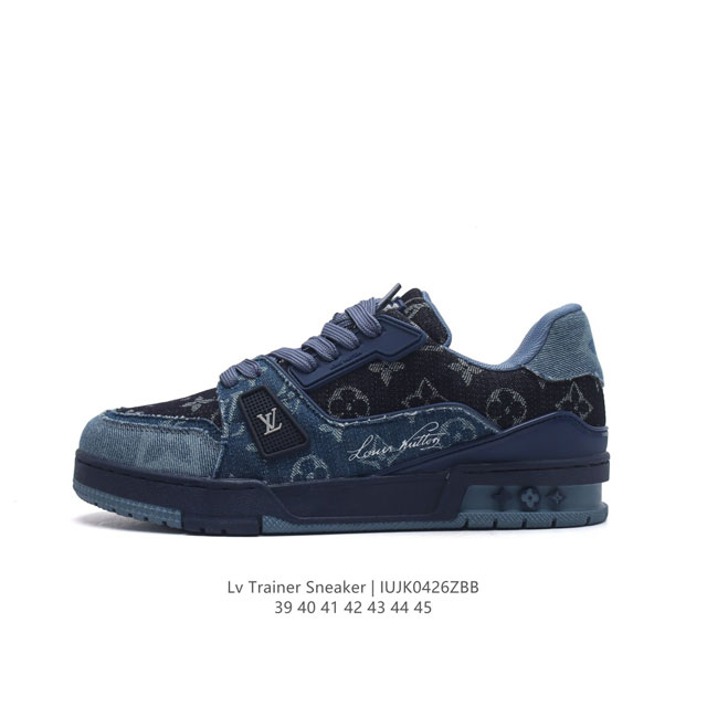 Louis Vuitton Lv zp 3D logo lv louis Vuitton Trainer Sneaker Low 39-45 D