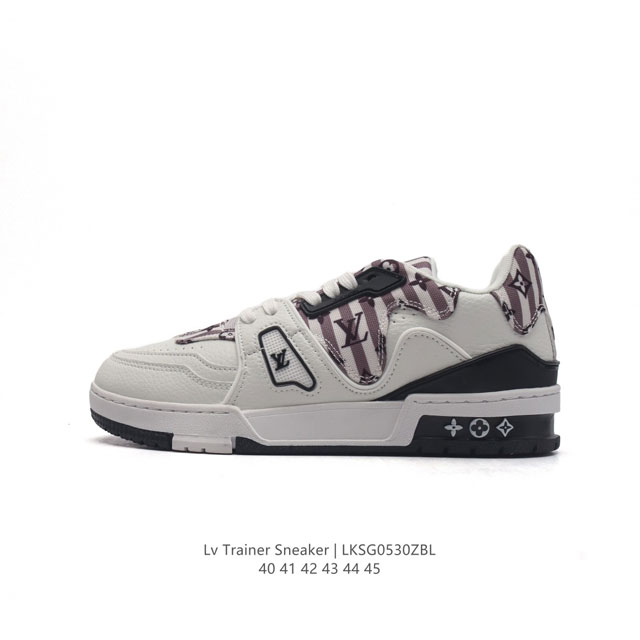 Louis Vuitton Lv 3D logo lv louis Vuitton Trainer Sneaker Low 40-45 Lksg0530Zbl