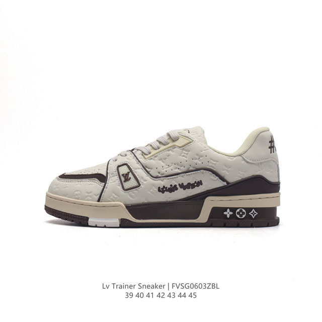 Louis Vuitton Lv 3D logo lv louis Vuitton Trainer Sneaker Low 39-45 Fvsg0603Zbl