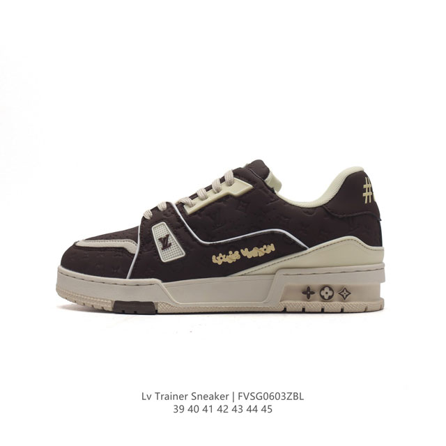 Louis Vuitton Lv 3D logo lv louis Vuitton Trainer Sneaker Low 39-45 Fvsg0603Zbl
