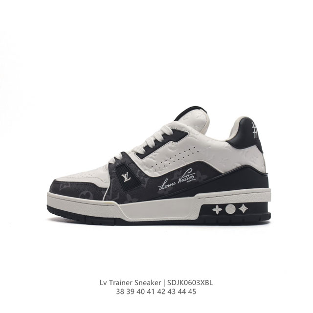Louis Vuitton Lv 3D logo lv louis Vuitton Trainer Sneaker Low 38-45 Sdjk0603Xbl