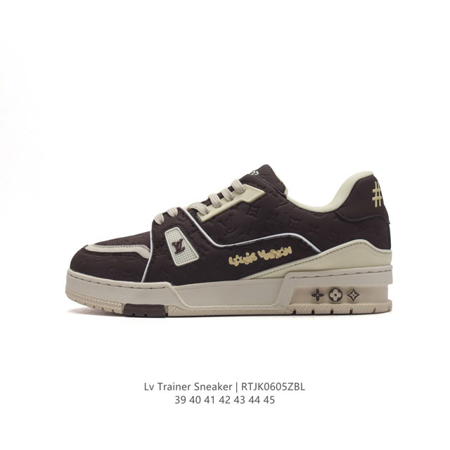 Louis Vuitton Lv 3D logo lv louis Vuitton Trainer Sneaker Low 39-45 Rtjk0605Zbl
